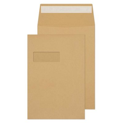 Blake Gusset Pocket Peel and Seal Manilla C4 32422925 130gsm (Pk 125)