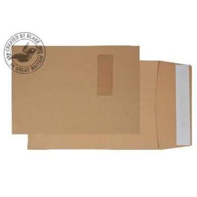 Blake Gusset Pocket Peel and Seal Manilla C4 32422925 130gsm (Pk 125) - Thumbnail 2