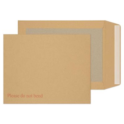 Blake Purely Packaging Board Back Pocket Peel and Seal Manilla 120gsm 267216mm (Pk 125)