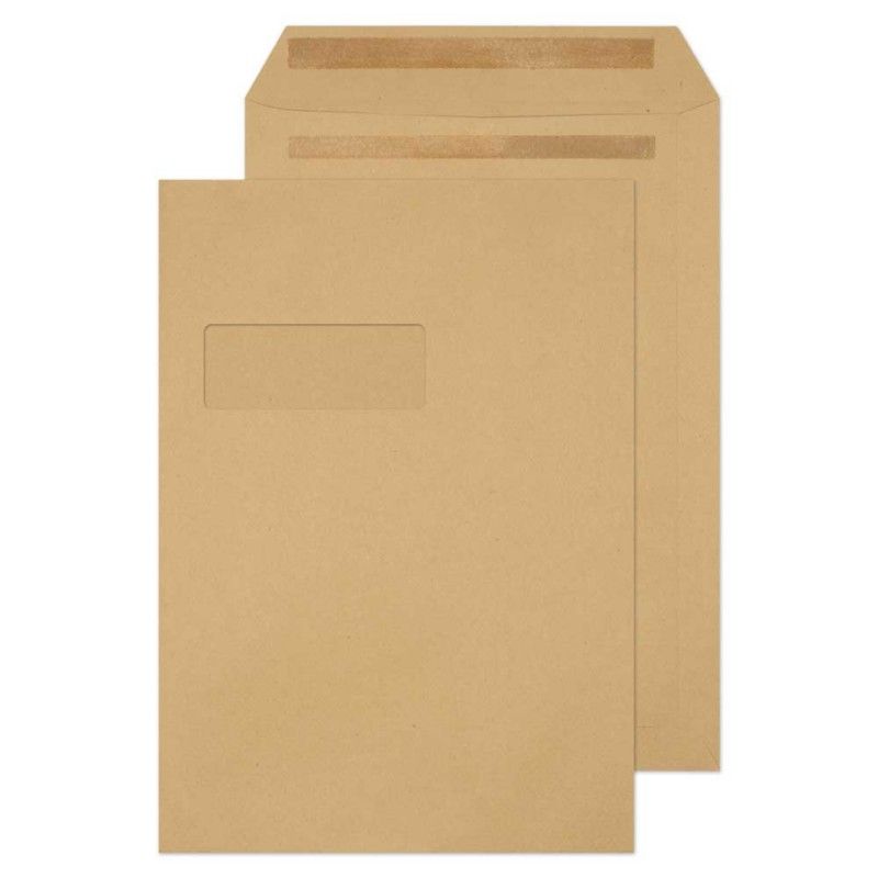 Blake Manilla Window Self Seal Pocket C4 324x229mm 115gsm (Pack 250) - Image 1