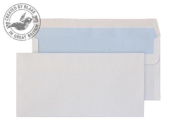 Blake Purely Everyday White Self Seal Wallet DL 110X220mm 100gsm (Pack 500) - Image 1