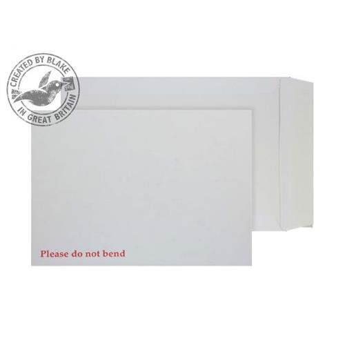 Blake Purely Packaging PDNB Board Back Pocket Peel and Seal White C4 324229mm 120g Pk 125 - Image 1