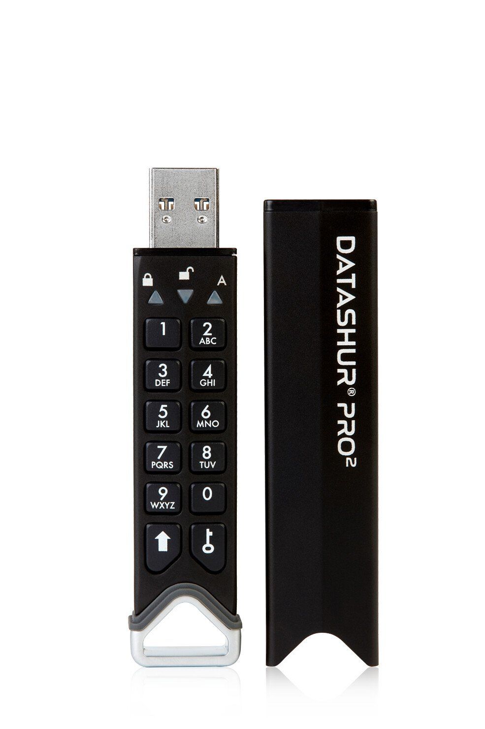 iStorage datAshur PRO2 16 GB | Secure Flash Drive | FIPS 140-2 Level 3 Certified | AES-XTS 256-bit hardware encryption | Password protected | Dust/Water-Resistant | - Image 1