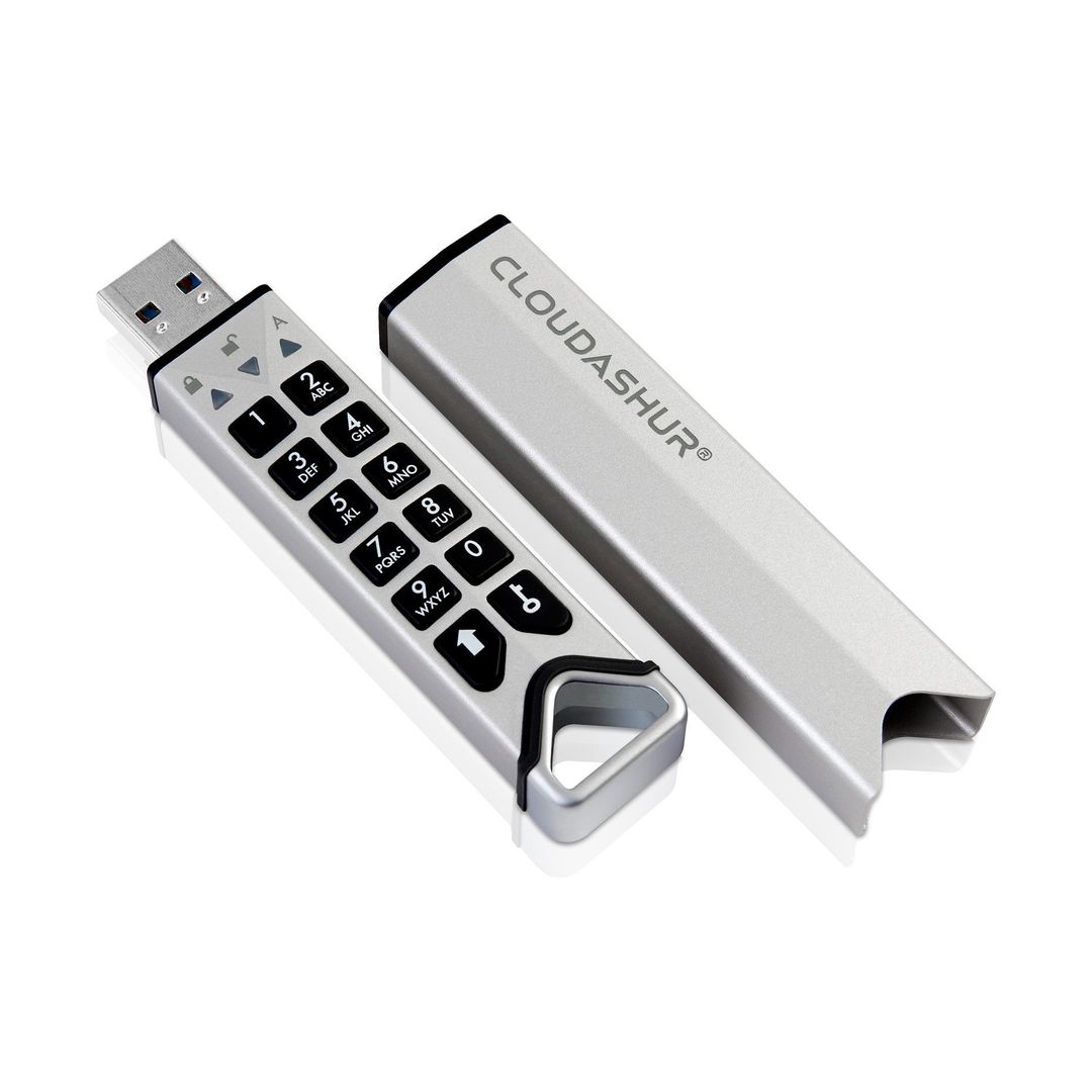 iStorage CloudAshur Hardware Security Module |data encryption module - encrypt, share & manage your data in the cloud| Password Protected, Dust and Water Resistant, Portable, Military Grade Hardware Encryption - 5 Factor Authentication - Image 1