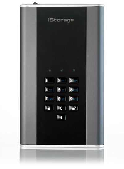 iStorage diskAshur DT2 256-bit 16TB USB 3.2 FIPS Level 3 certified secure encrypted desktop hard drive