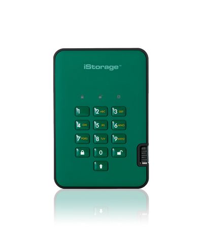 Origin Storage DISKASHUR2 SSD 256-BIT 16TB - GREEN