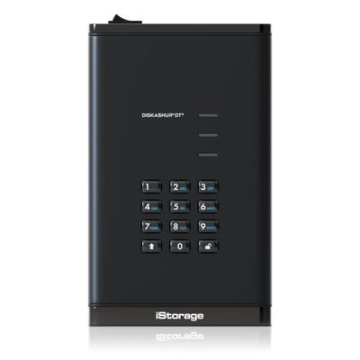 iStorage diskAshur DT³ HDD 2TB | Secure Portable Desktop Drive |FIPS 140-3 Level 3 pending| AES-XTS 256-bit Hardware Encryption | Common Criteria EAL5+ (Hardware Certified) | PIN protected | OS & Platform Independent |GDPR, TAA Compliant|Brute force hack