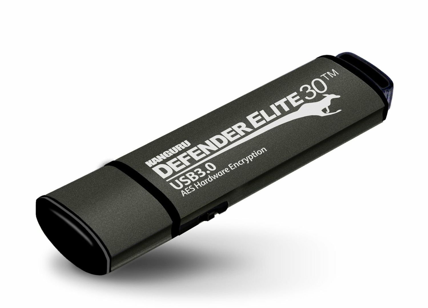 iStorage Kanguru Defender Elite30™ USB 3.0 256GB| Secure Flash Drive | FIPS 197 Certified, 256-bit AES hardware encryption (XTS Mode) | TAA Compliant| - Image 1