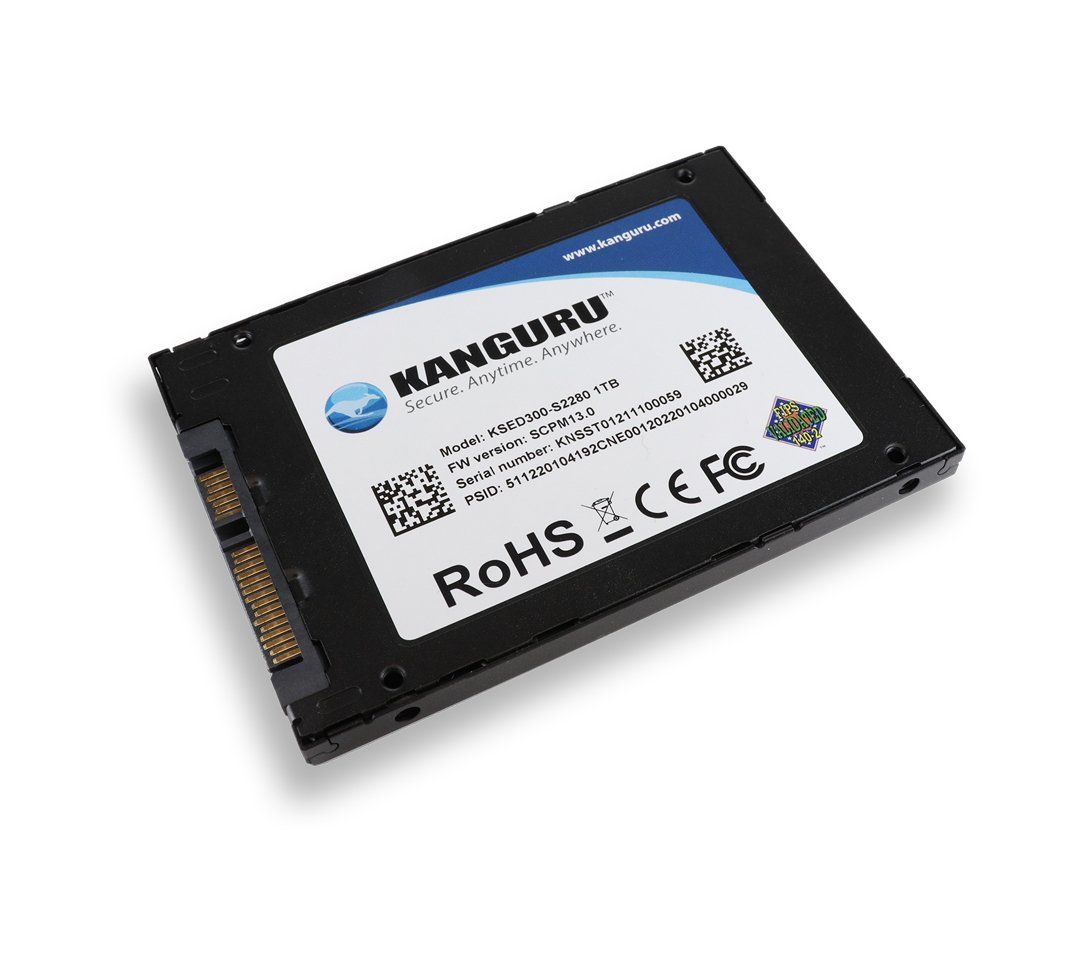 iStorage Kanguru Defender SED300 Hardware-Based Self-Encrypting Internal SATA SSD 2TB | FIPS 140-2 Level 2 Certified | Self-Encrypting 2.5” SATA SSD |TAA Compliant - Image 1