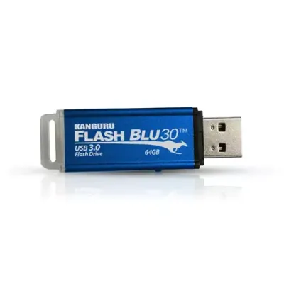 iStorage Kanguru FlashBlu30 SuperSpeed USB3.0 16GB |Secure Flash Drive| Physical Write Protect Switch | Windows “Ready Boost” compatible - Thumbnail 2