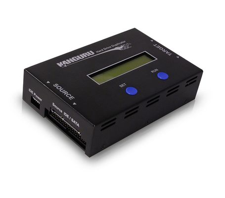 iStorage Kanguru Mobile Clone HD 1-to-1 Hard Drive Duplicator|Native SATA and 3.5″ PATA interface| Multiple Copy modes: Full, Brief and Resize| Fast transfer rates |TAA Compliant |