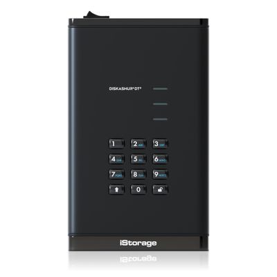 iStorage diskAshur DT³ HDD 30TB | Secure Portable Desktop Drive |FIPS 140-3 Level 3 pending| AES-XTS 256-bit Hardware Encryption | Common Criteria EAL5+ (Hardware Certified) | PIN protected | OS & Platform Independent |GDPR, TAA Compliant|Brute force hack