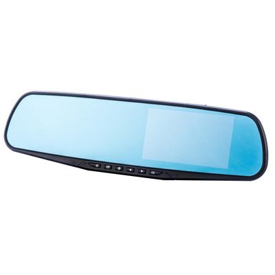 CO-PILOT CPDVR3 Rear View Mirror Full HD Dual Dash Cam - Black, Black