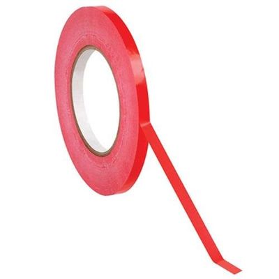 Valuex Pvc Bag Neck Tape 9Mmx66m Red (Pack 6) - 221491