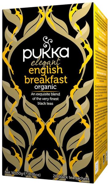 Pukka English Breakfast Organic Herbal Tea Bags (Pack of 20) P5050