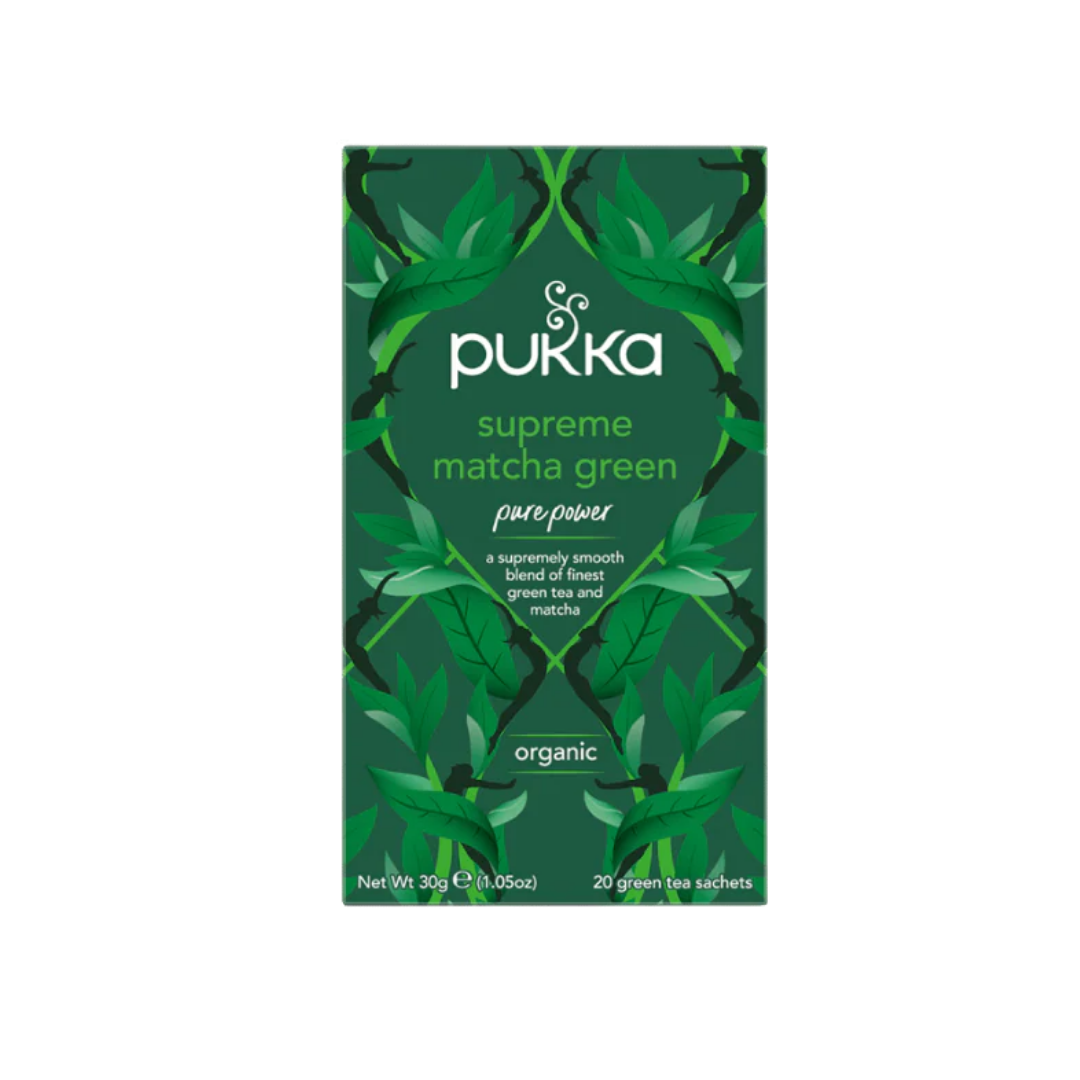 Pukka Organic Supreme Matcha Green Tea Bags - Image 1