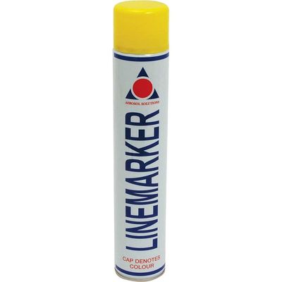 Aerosol 0900 0900 Line Marking Spray Paint Yellow 750Ml