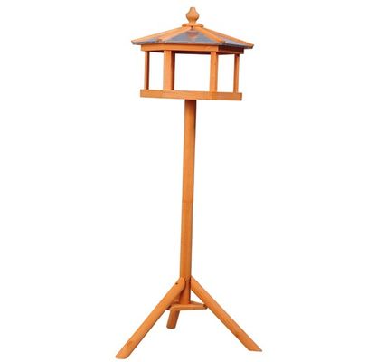 Bird Stand Feeder Table Feeding Station - Natural