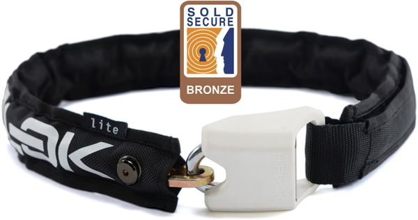 HipLok Lite Waist Chain Lock Black/White - Thumbnail 2