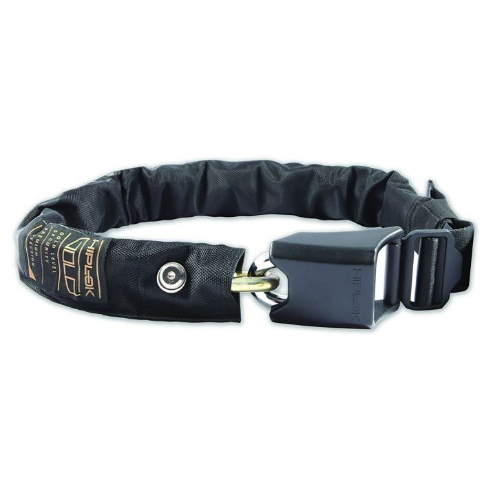 Hiplok Gold Wearable Chain Lock - Black - Image 1