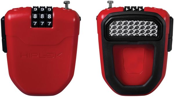 Hiplok FX Wearable Retractable Combination Lock Red - Thumbnail 2
