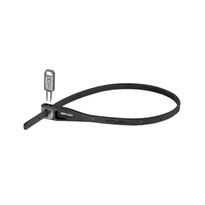 Hiplok Z-Lok Armoured Reuseable Tie - Single - Black - Thumbnail 2