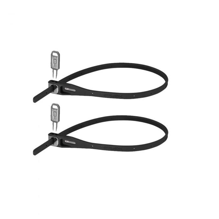 Hiplok Z-Lok Reusable Armoured Tie (Pair) - Black - Image 1