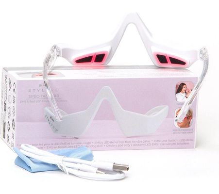 STYLPRO Spectacular EMS & Red Light Therapy Glasses - White, White