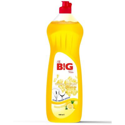The Big Value Washing Up Liquid Lemon Burst 1000ml - Thumbnail 2