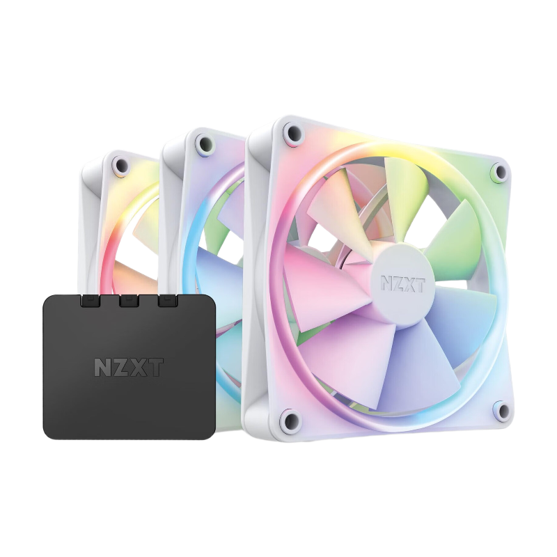NZXT F120 RGB Triple Pack Computer case Fan 12 cm White 3 pc(s) - Image 1