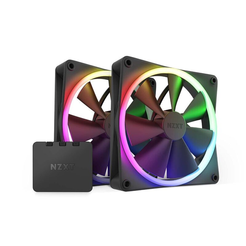NZXT F140 RGB TWIN Computer case, Processor Fan 14 cm Black 2 pc(s) - Image 1