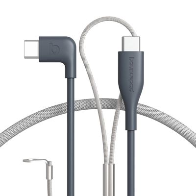 Bouncepad CB-RF-C2C-W USB cable 2 m USB C Grey. White