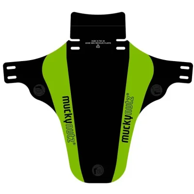 Mucky Nutz Face Fender V2 Front Mudguard Black/Green