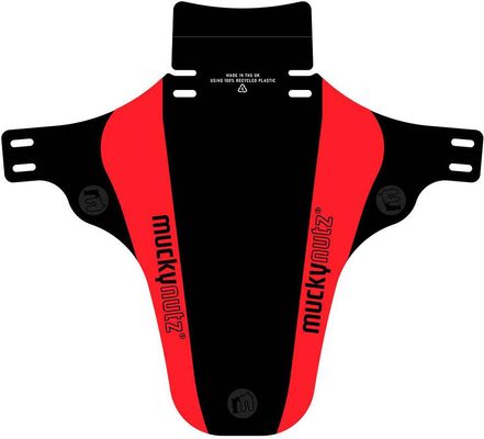 Mucky Nutz Face Fender V2 Front Mudguard Black/Red - Thumbnail 2