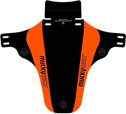 Mucky Nutz Face Fender V2 Front Mudguard Black/Orange - Thumbnail 2