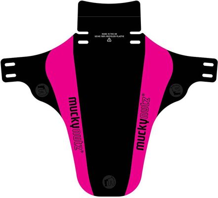 Mucky Nutz Face Fender V2 Front Mudguard Black/Magenta - Thumbnail 2