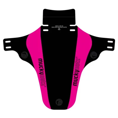Mucky Nutz Face Fender V2 Front Mudguard Black/Magenta
