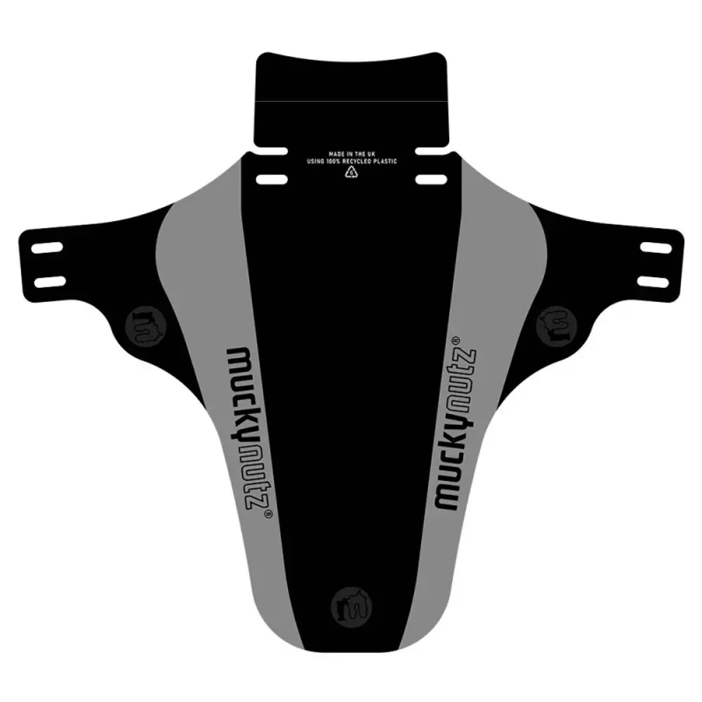 Mucky Nutz Face Fender V2 Front Mudguard Black/Grey - Image 1