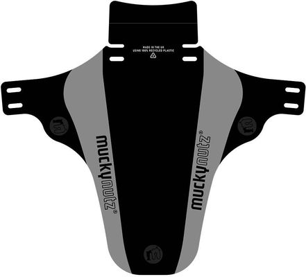 Mucky Nutz Face Fender V2 Front Mudguard Black/Grey - Thumbnail 2