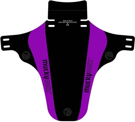 Mucky Nutz Face Fender V2 Front Mudguard Black/Grey - Thumbnail 2