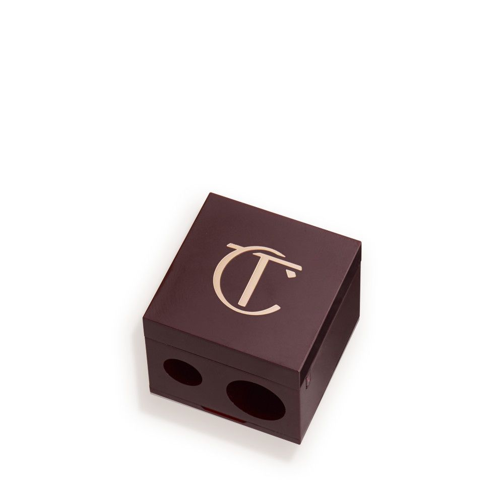 Charlotte Tilbury Pencil Sharpener - Rose Gold & Night Crimson - Image 1