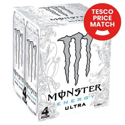 Monster Energy Drink Ultra Zero Sugar 4 x 500ml - Thumbnail 2