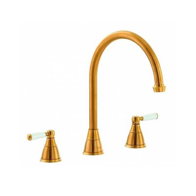 Abode AT3073 Astbury 3 Part Kitchen Mixer Tap Forged Brass