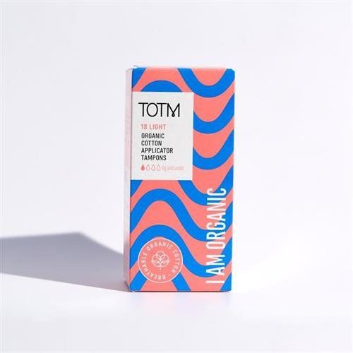 TOTM Organic Cotton Applicator Tampon Light (Pack 18) - 0606003 - Image 1