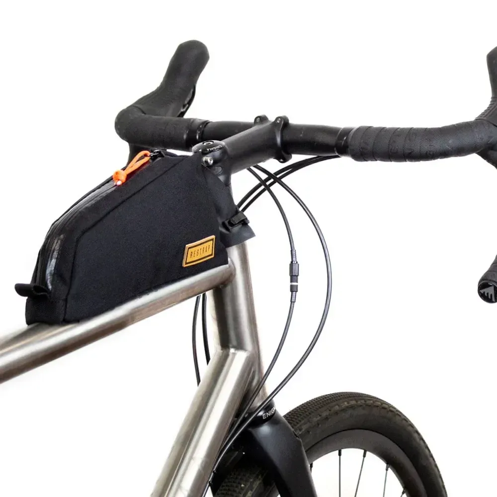 Restrap Bolt-On Top Tube Bag 0.8L Black - Image 1