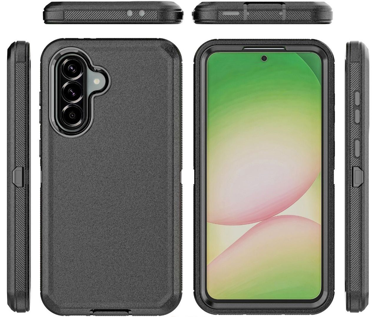Techair TAPGR042 The Samsung A17 Rugged Case offers a perfect fit, easy access, and ultimate protection—complete with an inbuilt screen protector to keep scratches at bay. Tough, stylish, and built to last! - Image 1