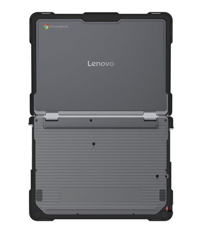 Techair TACHS031 Protective Hard Shell case for Lenovo 500e 5th Gen, 11.6-12.2 black/clear