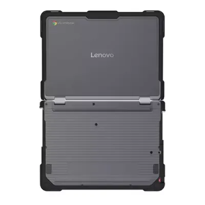 Techair TACHS031 Protective Hard Shell case for Lenovo 500e 5th Gen, 11.6-12.2 black/clear - Thumbnail 2
