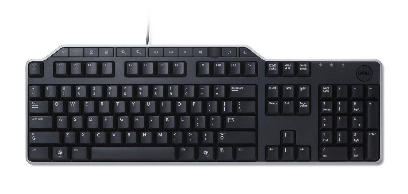 DELL KB522 Full-size (100%) Wired USB Membrane QWERTY Black - Image 1