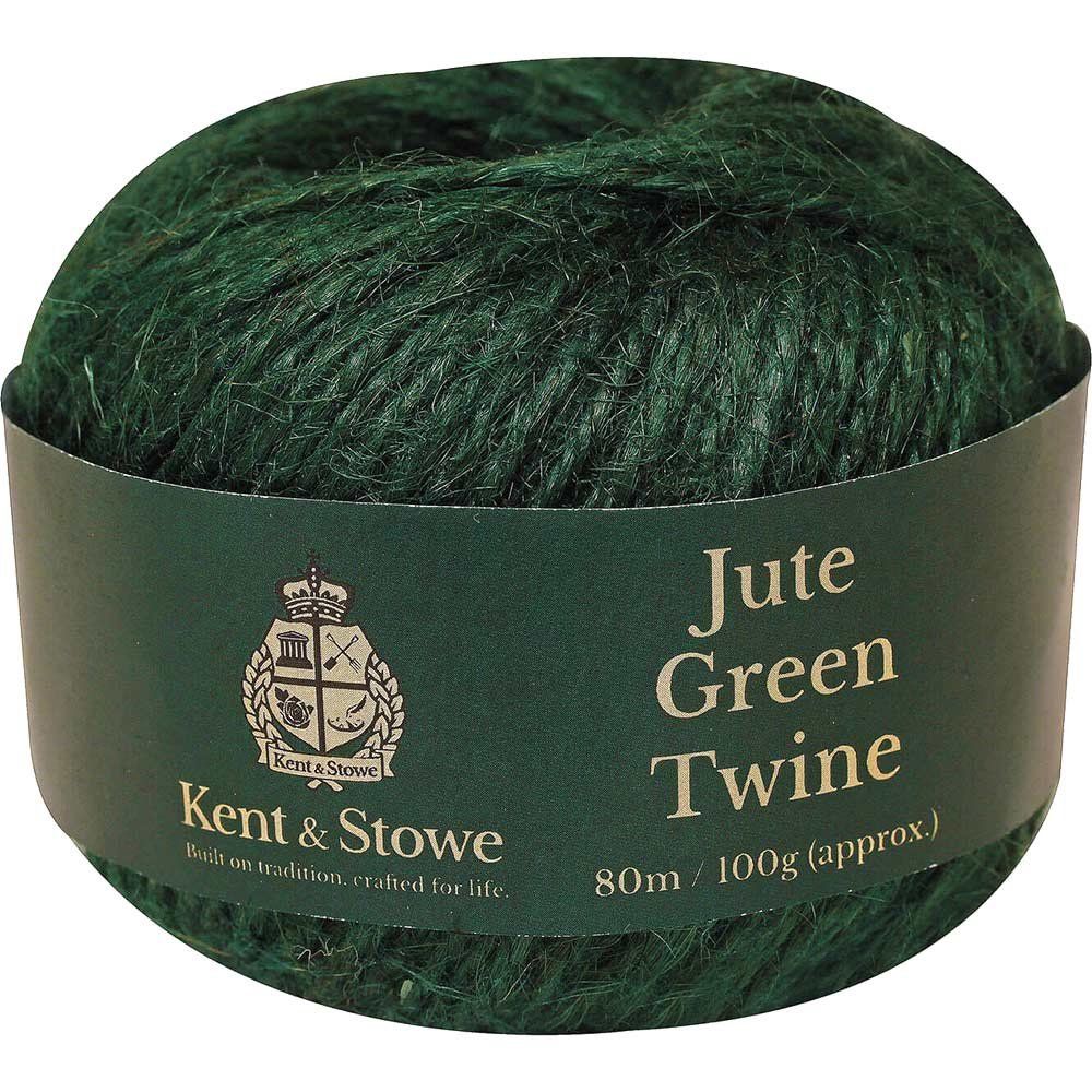 Kent and Stowe Jute Garden Twine Green 80m - Image 1